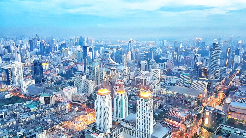 Guía de Tailandia: Vistas desde uno de nuestros hoteles en Bangkok