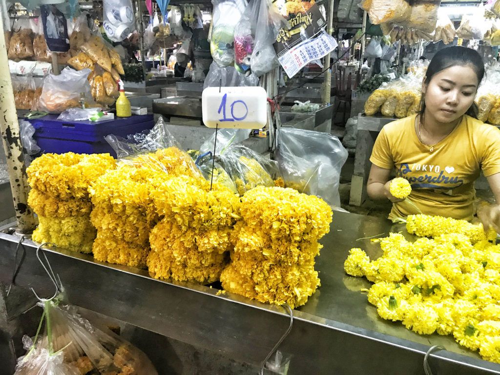 Qué ver en Bangkok en 3 días: Mercado de las flores