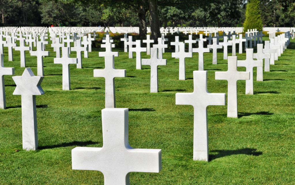 Viaje en autocaravana por Europa: Cementerio Americano de Normandía