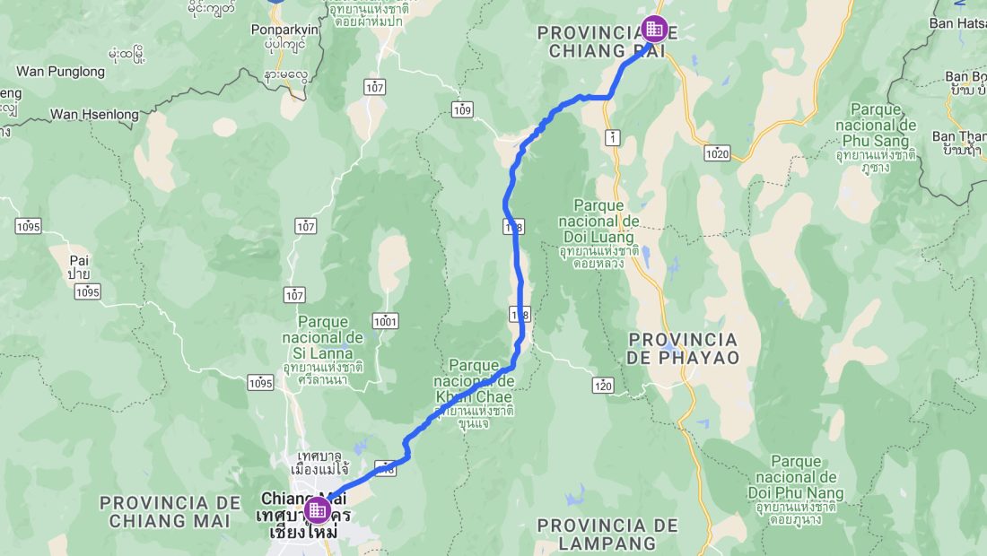 ▷ Cómo ir de Chiang Mai a Chiang Rai | ✔MEJOR opción ✔MEJOR precio