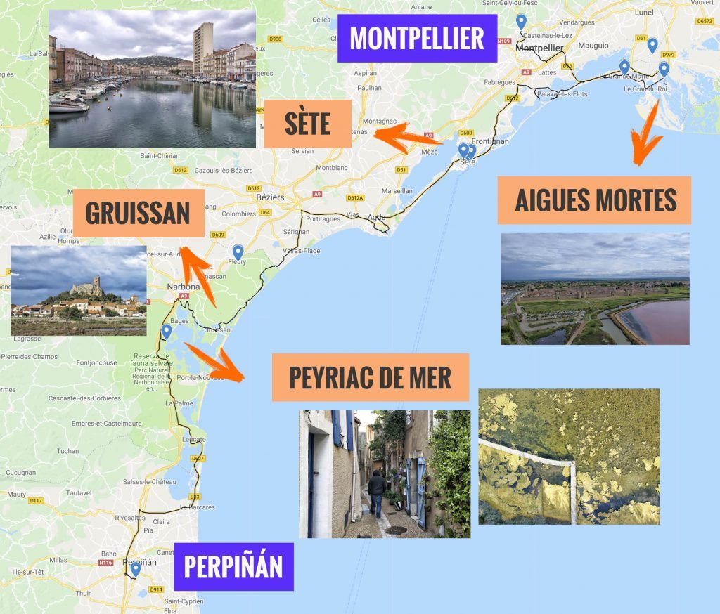 Séptima etapa de nuestra ruta por el sur de Francia: Montpellier - Perpiñán