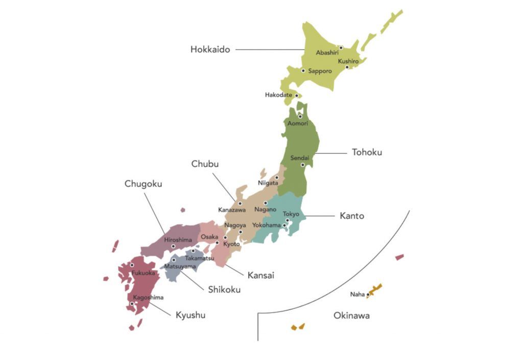  Mapa de Japón