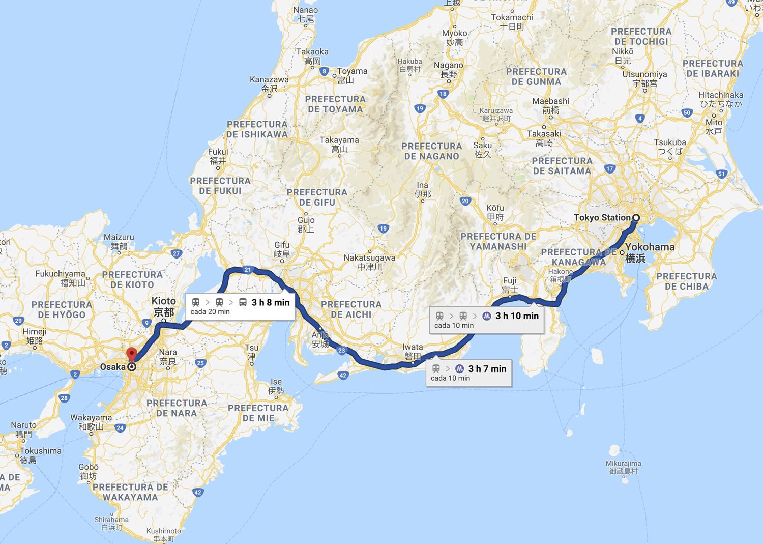 ▷ Cómo ir de Tokio a Osaka | ✔MEJOR opción ✔MEJOR precio