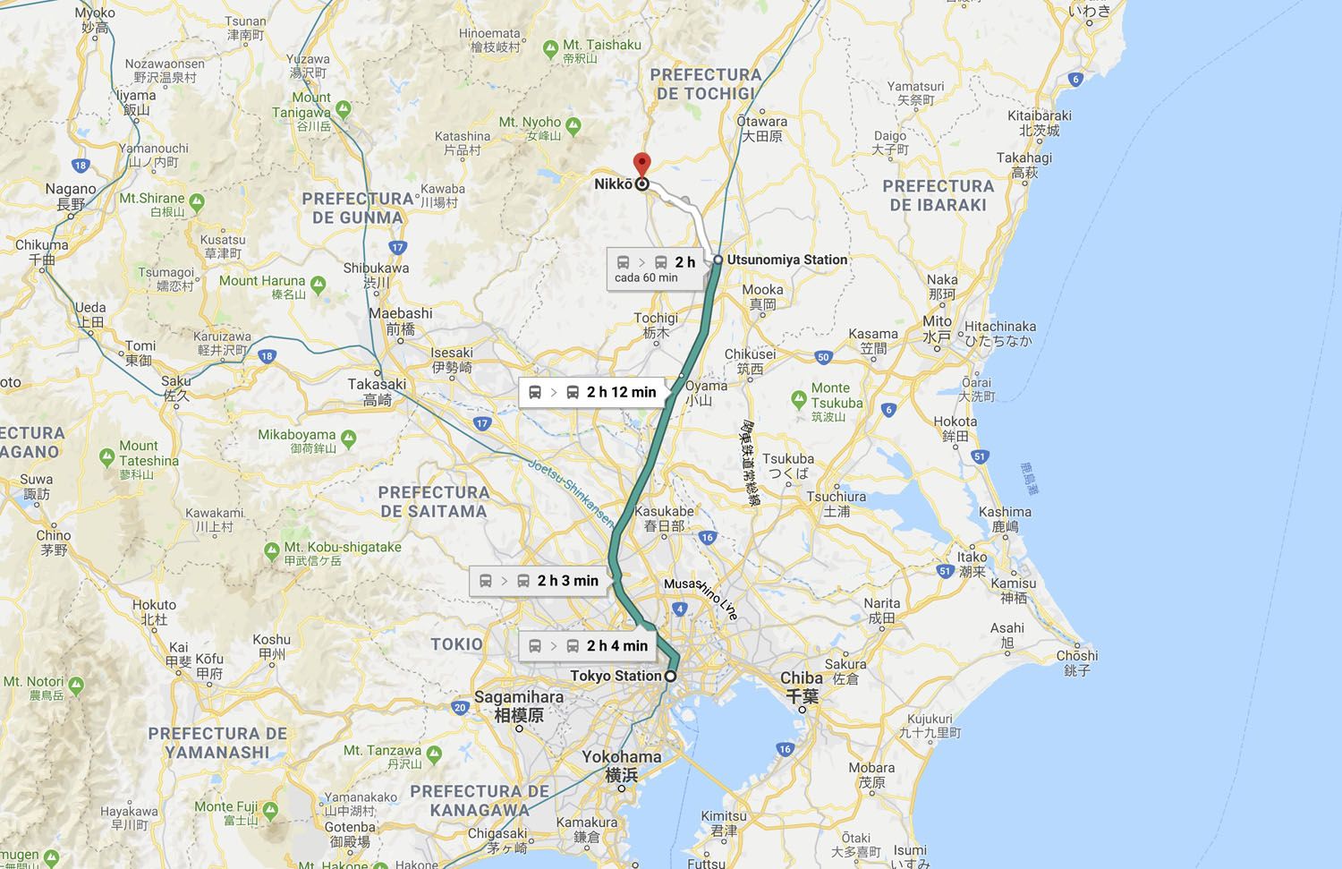 ▷ Cómo ir de Tokio a Nikko | ✔MEJOR opción ✔MEJOR precio