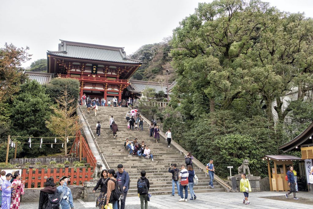 Qué ver en Kamakura: Templo Tsurugaoka Hachiman-gū - imprescindibles en Japón