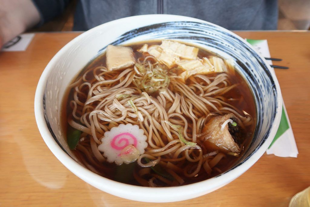 Comida en Nikko: Soba