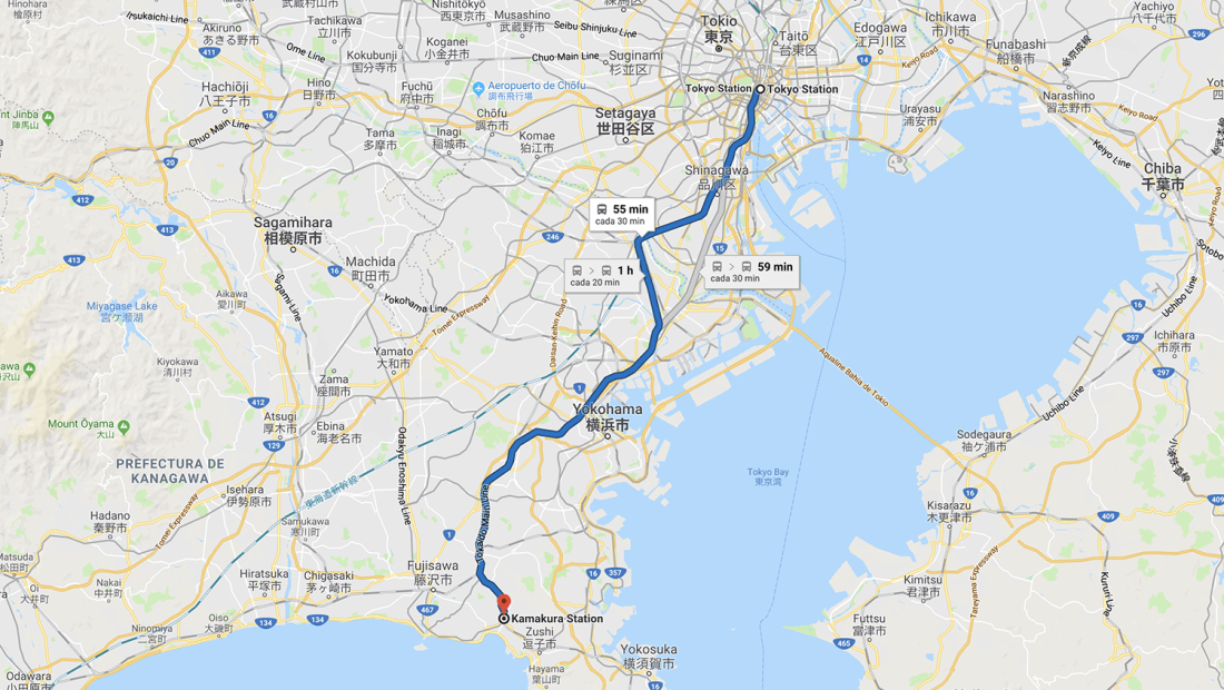 Cómo ir de Tokio a Kamakura [OPCIONES + PRECIOS + DURACIÓN]