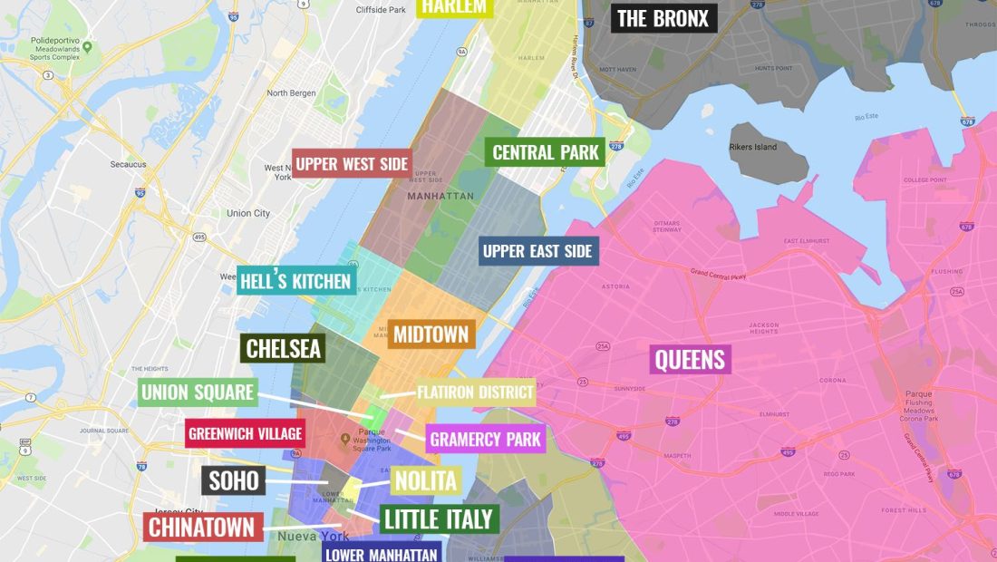▷ Barrios de Nueva York: mapa + qué ver en cada uno + itinerarios