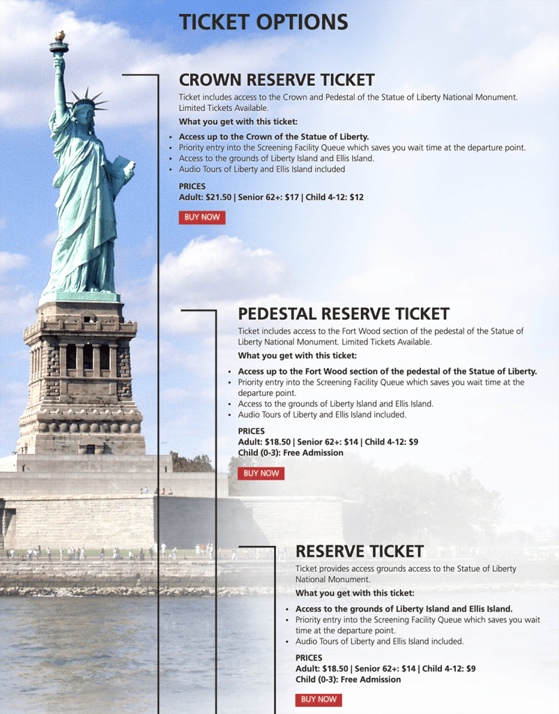Comment visiter la Statue de la Liberté : horaires, tarifs et informations utiles