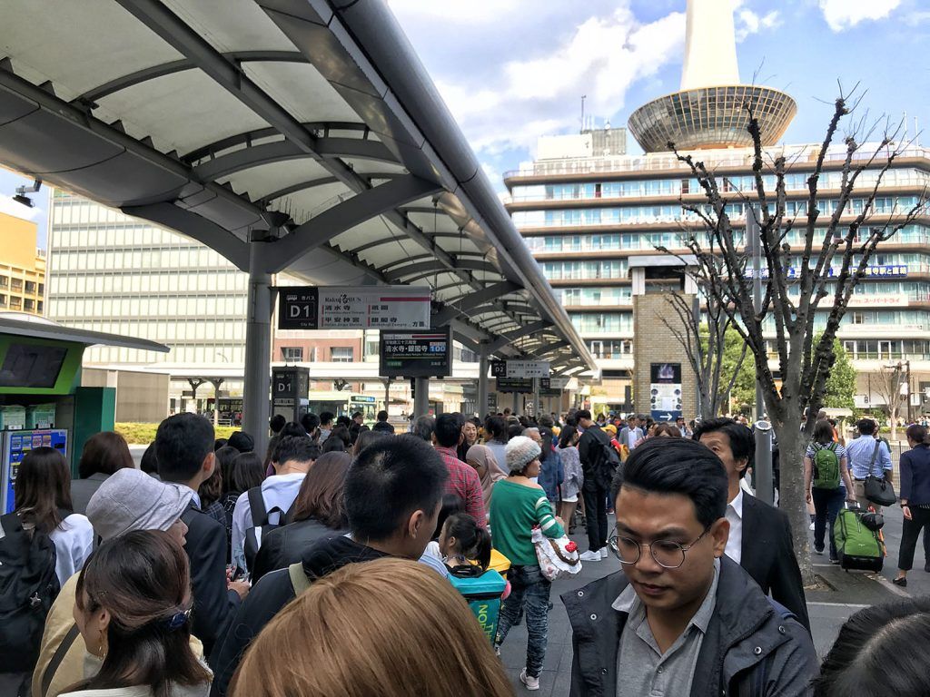 Cómo moverse por Kioto: estación de autobuses - Transporte en Japón - dónde dormir en Kioto