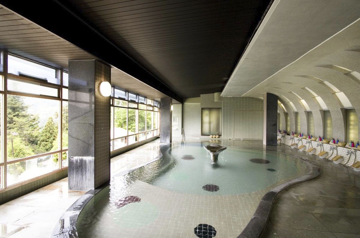 Onsen interior del Yunoshimakan