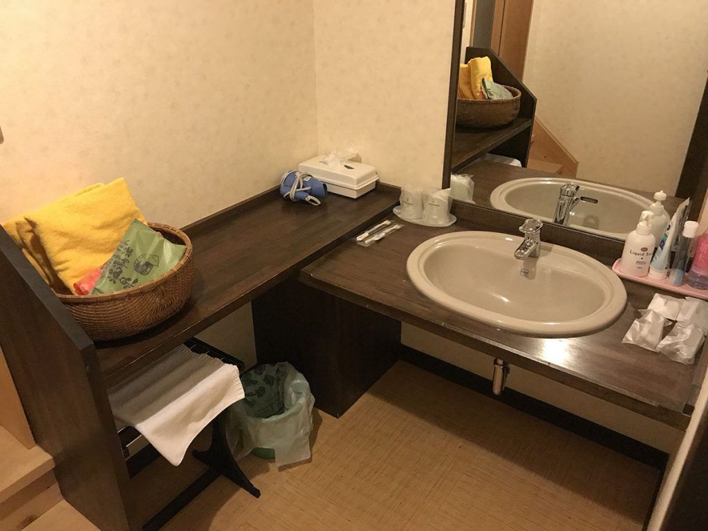 Nuestro baño en el Hiratakan