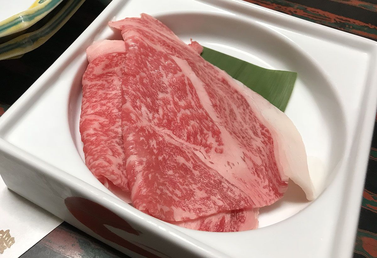 La cena en Yunoshimakan