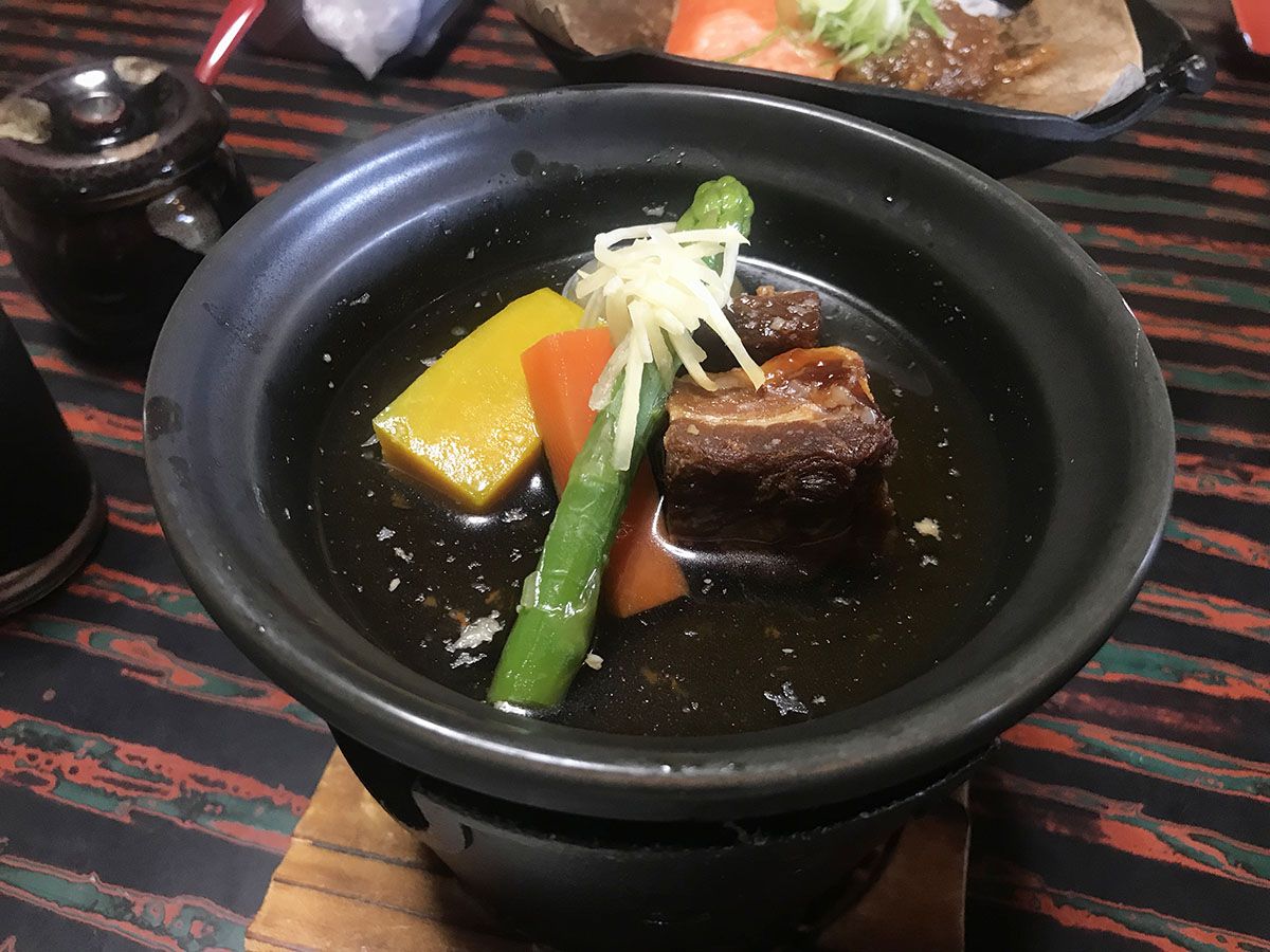 La desayuno en Yunoshimakan