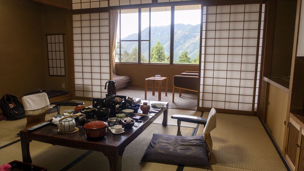 Nuestra habitación en Yunoshimakan - consejos para viajar a Japón