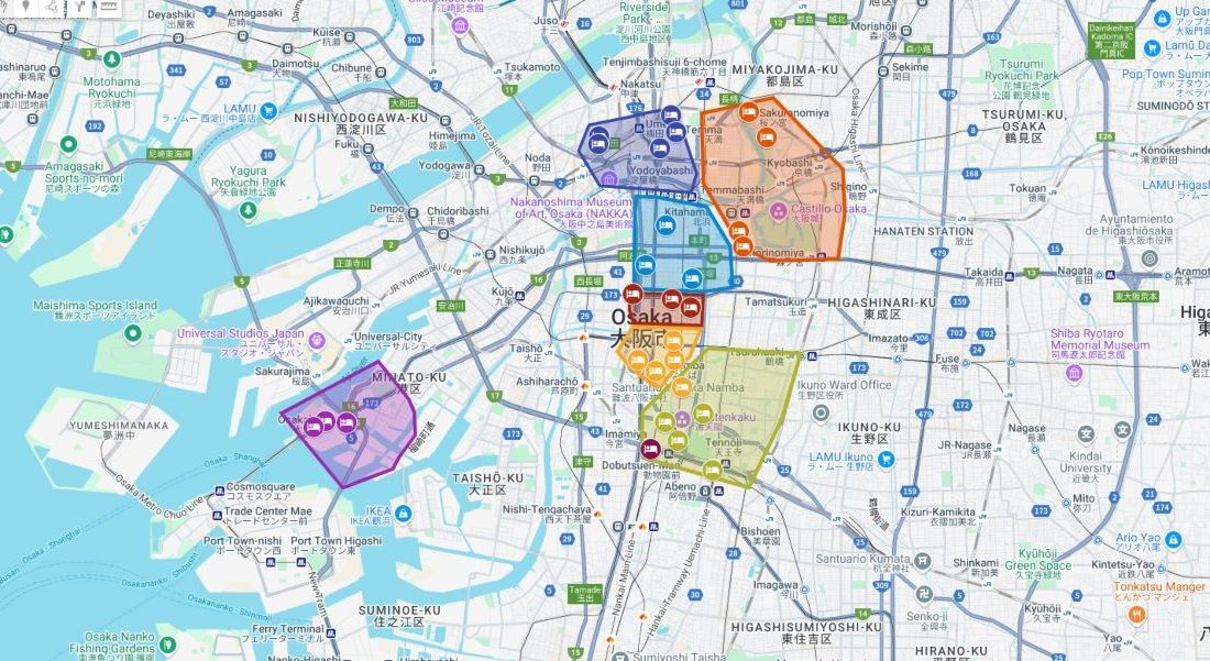 ▷ Dónde alojarse en Osaka: MEJORES zonas para dormir y hoteles recomendados