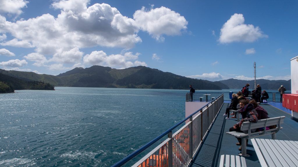 Etapa 4 por NZ entre Wellington y Nelson Lakes: Ferry a la isla sur