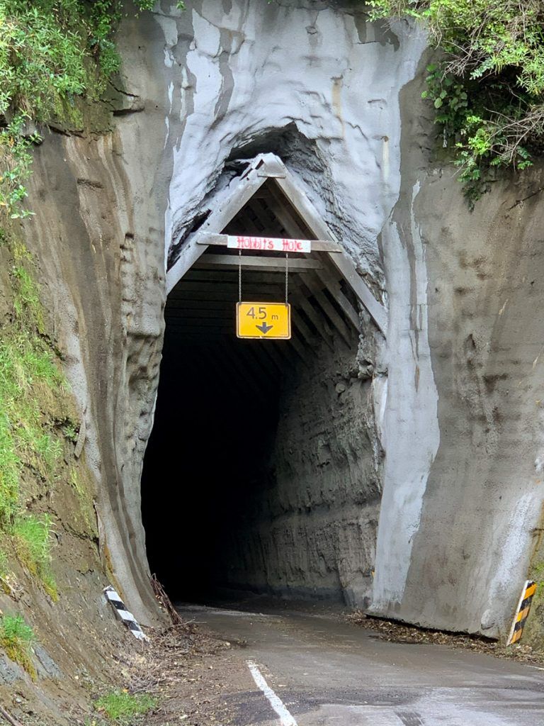 Etapa 3 por NZ entre la Forgotten World Highway y Wellington: Hobbit Hole