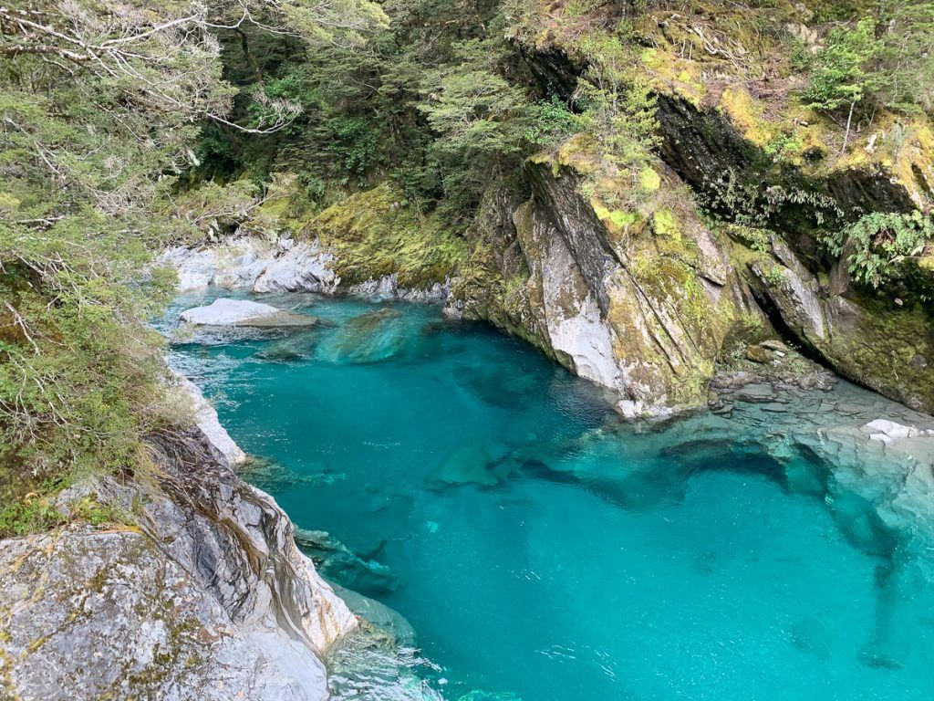 Etapa 7 por NZ desde Haast a Wanaka: Blue Pools
