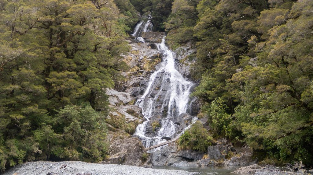 Etapa 7 por NZ desde Haast a Wanaka: Fantail Falls