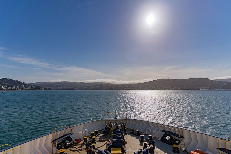 Etapa 15 por NZ de Kaikoura a Wellington: ferry de vuelta a la isla norte