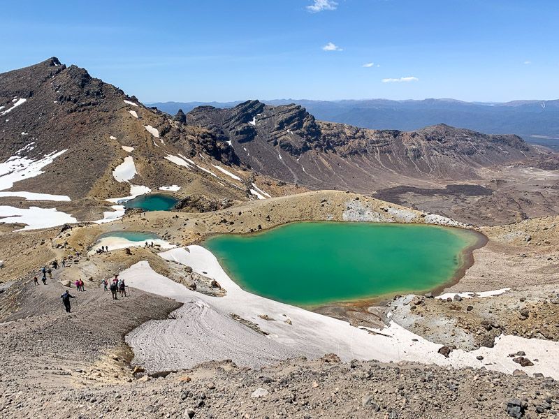 Tongariro Alpine Crossing: Emerald Lakes