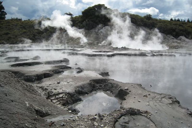 Qué hacer en Rotorua: visitar el parque geotérmico Hell's Gate