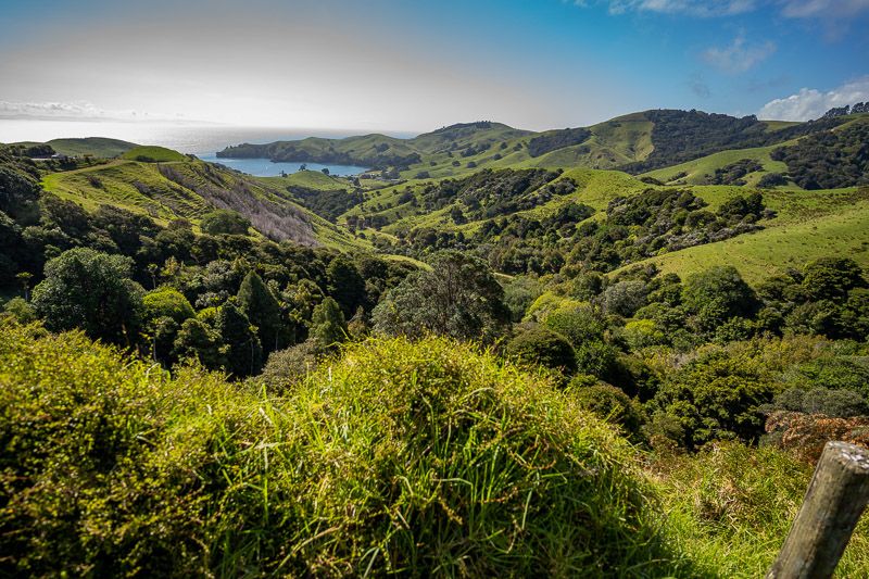 Etapa 20 por NZ en la península de Coromandel: paisajes de Coromandel