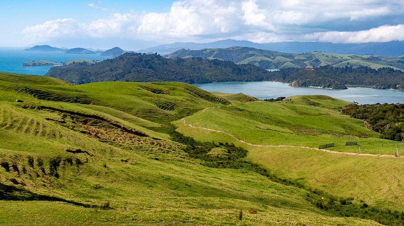 Etapa 20 por NZ en la península de Coromandel: paisajes de Coromandel