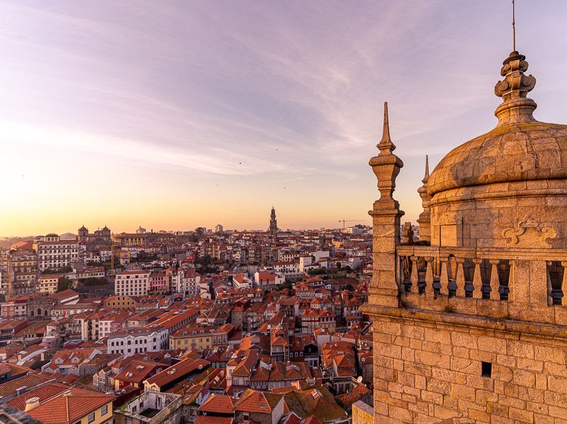Visitar la catedral de Oporto: vistas desde la torre - Viajar a Oporto en tiempos de COVID