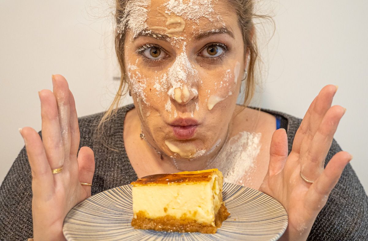 Receta de tarta de queso al horno o NY Cheesecake