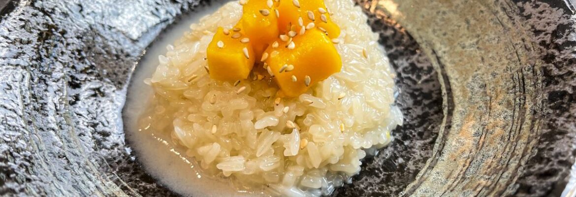 ▷ Receta de mango sticky rice tailandés casero, fácil y rápido