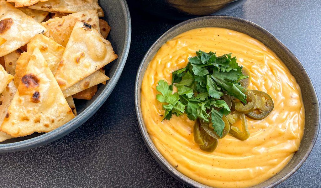 Receta de salsa de queso para nachos casera