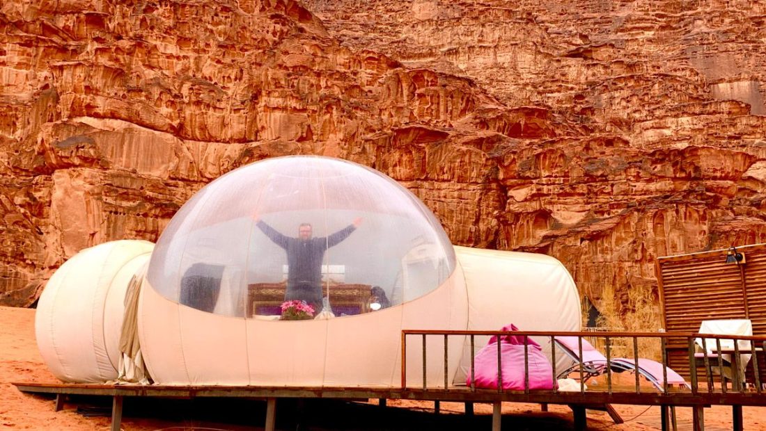 Dormir en una burbuja en Wadi Rum: TODO lo que tienes que saber