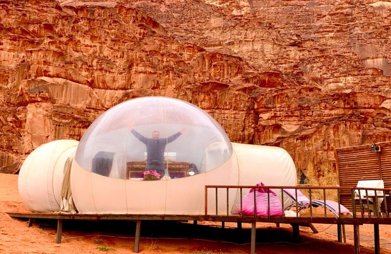 Dormir en una burbuja en Wadi Rum: TODO lo que tienes que saber