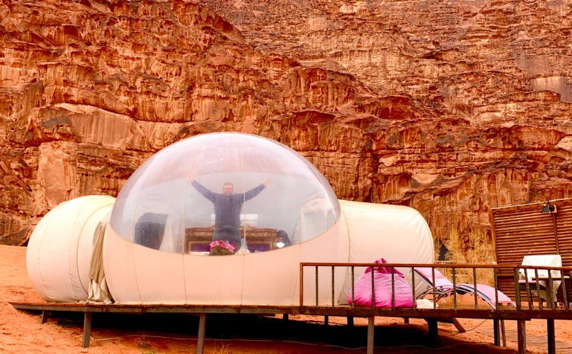 Dormir en una burbuja en Wadi Rum: TODO lo que tienes que saber