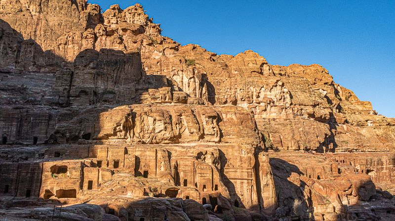 Qué ver en Petra: tumbas en Petra
