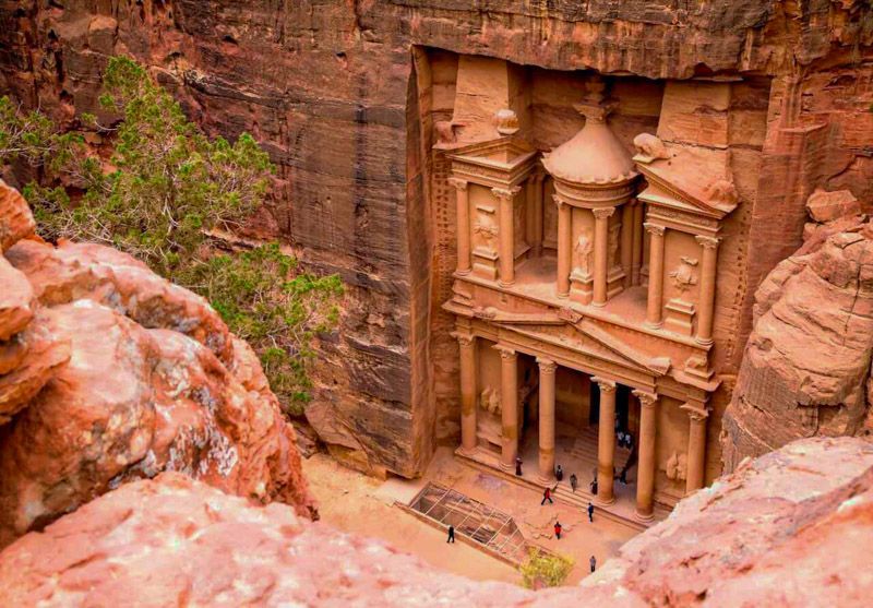 Qué ver en Petra: mirador del Tesoro