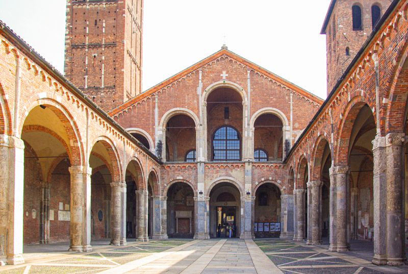 Qué ver en Milán: Basílica de San Ambrosio