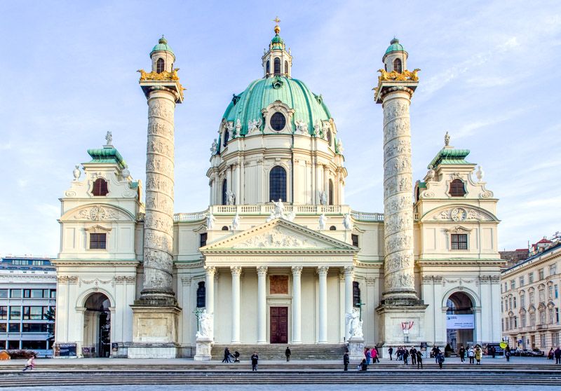 Qué ver en Viena: Iglesia de San Carlos