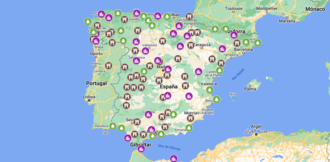 ▷ Mapa de Paradores de España: listado completo 2026 + 15 mejores