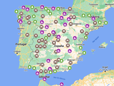 Mapa de Paradores | Lista completa 2024 + los 15 mejores