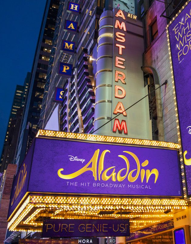 Comprar entradas para un musical en Nueva York: Aladdín