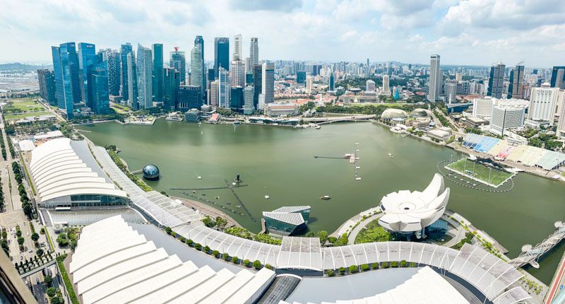 Qué ver en Singapur en 4 días: vistas de Marina Bay desde el Sky Deck