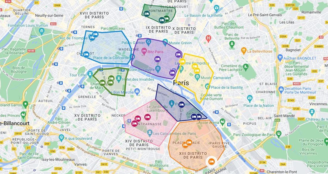 ▷ Dónde dormir en París BARATO | ✔ 8 MEJORES zonas