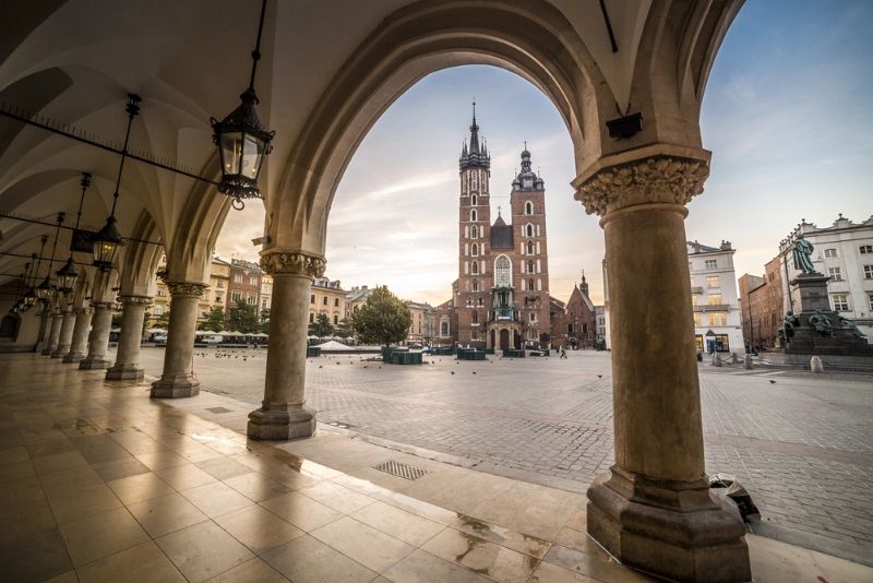 Dónde alojarse en Cracovia: plaza