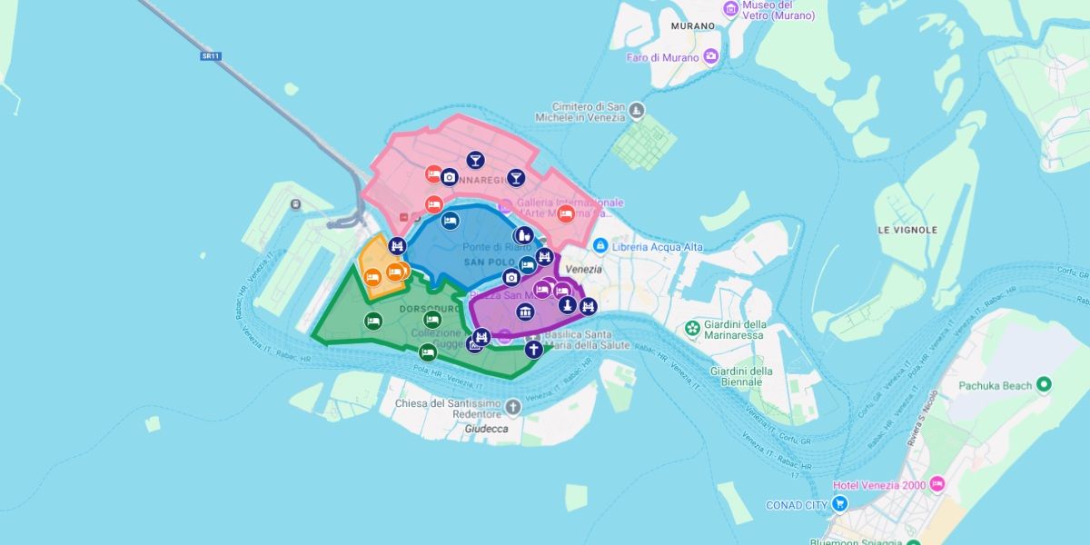 ▷ Dónde alojarse en Venecia BARATO: las 5 mejores zonas + 15 hoteles recomendados (2025)