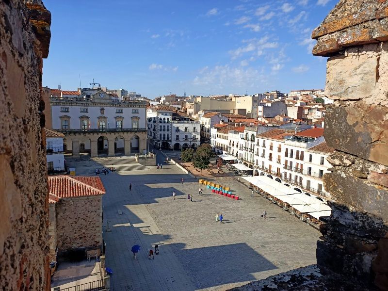 Qué ver en Cáceres ciudad: vistas desde la Torre de Bujaco