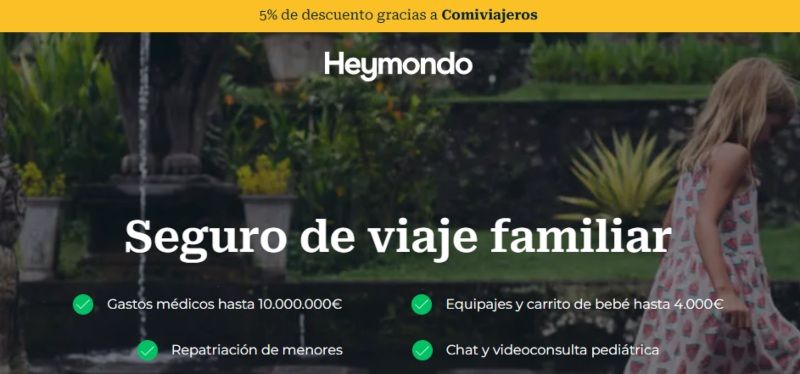 Descuento Heymondo para familias 20%