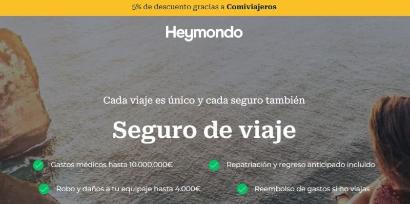 Mondo descuento seguro 5% por ser lector de Comiviajeros
